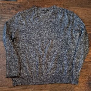 Banana Republic V-Neck Sweater in Charcoal